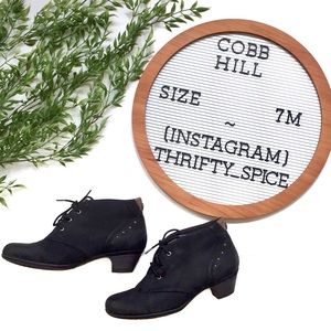 Cobb Hill By New Balance Black Booties Size 7M